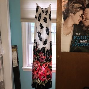 Flower maxi dress